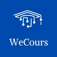 WeCours logo, WeCours contact details