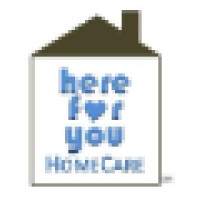 Here for You HomeCare logo, Here for You HomeCare contact details