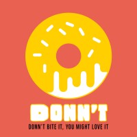 DONN'T logo, DONN'T contact details