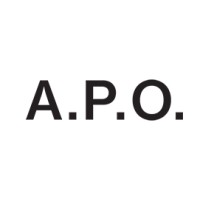 A.P.O. logo, A.P.O. contact details