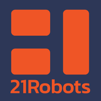 21 Robots logo, 21 Robots contact details