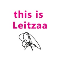 this is Leitzaa logo, this is Leitzaa contact details