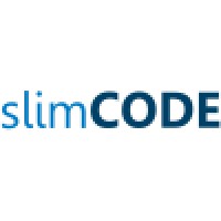 slimCODE logo, slimCODE contact details