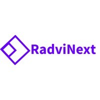 RadviNext logo, RadviNext contact details