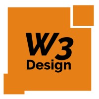 W3Design logo, W3Design contact details