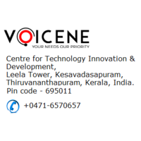 voicene logo, voicene contact details