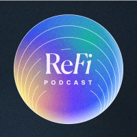 ReFi Podcast logo, ReFi Podcast contact details