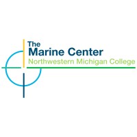 The Marine Center logo, The Marine Center contact details