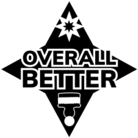 The Overall Better logo, The Overall Better contact details