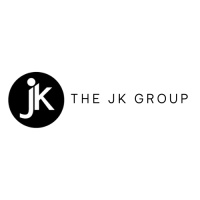 The JK Group logo, The JK Group contact details