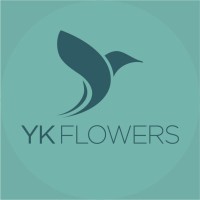 YK Flowers logo, YK Flowers contact details