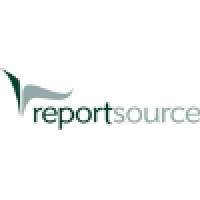 ReportSource logo, ReportSource contact details