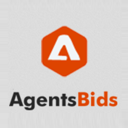 AgentsBids logo, AgentsBids contact details