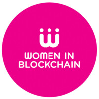 Women in Blockchain logo, Women in Blockchain contact details