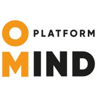 OMIND platform logo, OMIND platform contact details