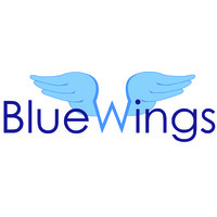 BlueWings logo, BlueWings contact details