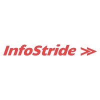 InfoStride logo, InfoStride contact details