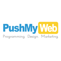 PushMyWeb logo, PushMyWeb contact details