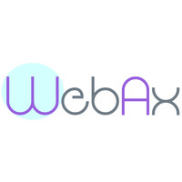 WebAx logo, WebAx contact details