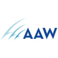 AAW logo, AAW contact details