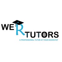 We R Tutors logo, We R Tutors contact details