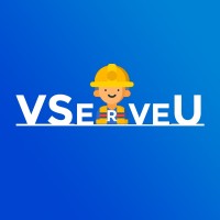 VServeU logo, VServeU contact details