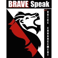 BRAVE Speak logo, BRAVE Speak contact details