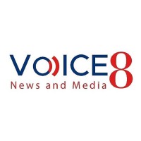 Voice8 logo, Voice8 contact details