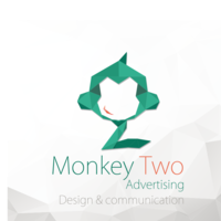 Monkey two Advertising logo, Monkey two Advertising contact details