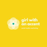 girl with an accent logo, girl with an accent contact details