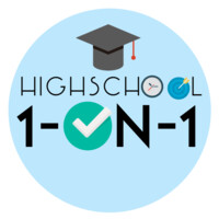 High School 1-on-1 logo, High School 1-on-1 contact details