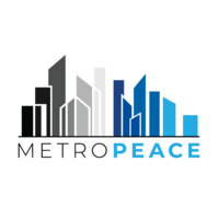 MetroPEACE logo, MetroPEACE contact details