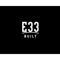 E33 built logo, E33 built contact details