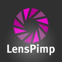 LensPimp logo, LensPimp contact details