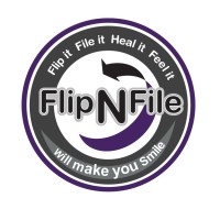 FlipNFile logo, FlipNFile contact details