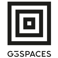 G3 Spaces logo, G3 Spaces contact details