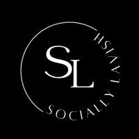 The Socially Lavish logo, The Socially Lavish contact details