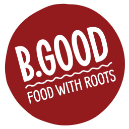 b.good logo, b.good contact details