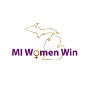 MI Women Win logo, MI Women Win contact details