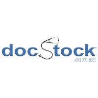 DocStock logo, DocStock contact details