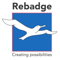 Rebadge logo, Rebadge contact details