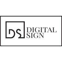 The Digital Sign logo, The Digital Sign contact details