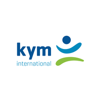 KYM International logo, KYM International contact details