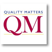 QM Quality Matters logo, QM Quality Matters contact details