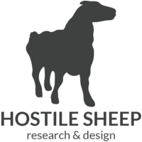 Hostile Sheep logo, Hostile Sheep contact details