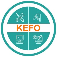 KEFO logo, KEFO contact details