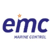 EMC Marine Control logo, EMC Marine Control contact details