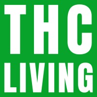 THC Living logo, THC Living contact details