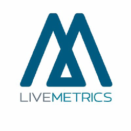 LiveMetrics logo, LiveMetrics contact details