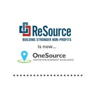 ReSource Cincy is now OneSource Center for Nonprofit Excellence! logo, ReSource Cincy is now OneSource Center for Nonprofit Excellence! contact details